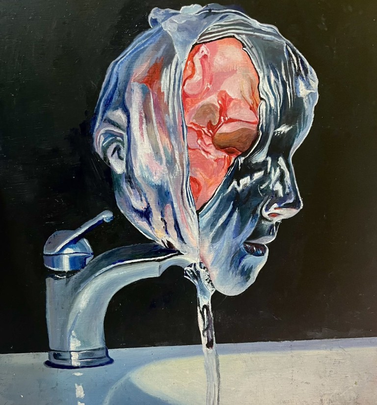 draining_acrylic_on_wood